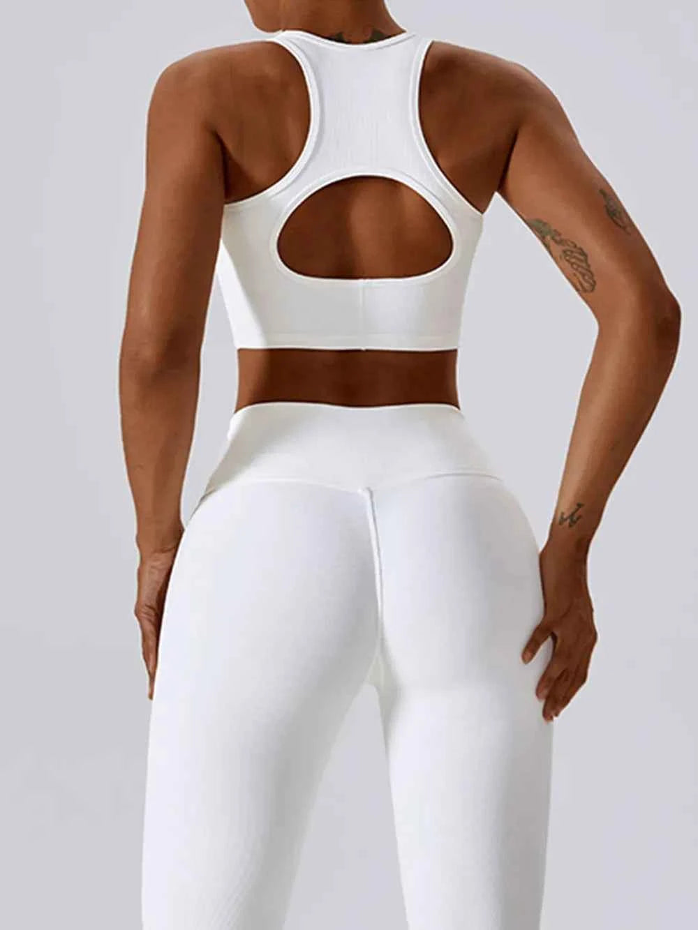 Basic Bae Cutout Racerback Active Tank.