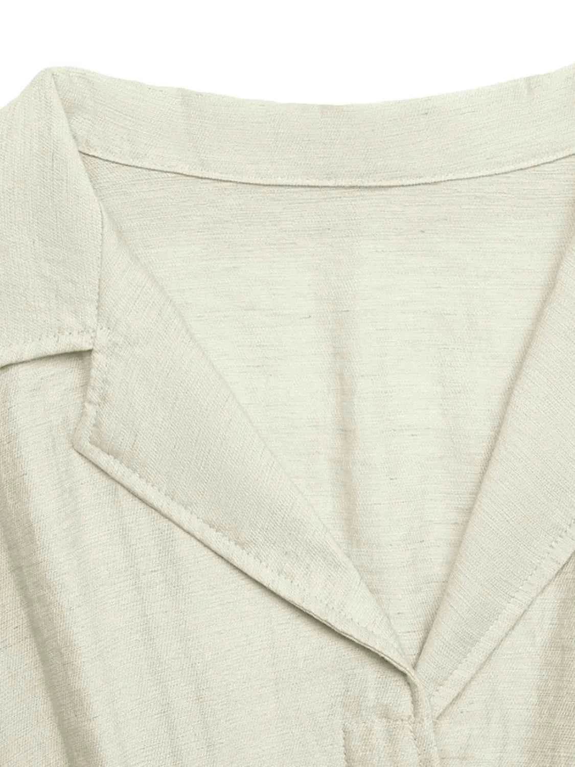 Short Sleeve Midi Dress with Pockets.