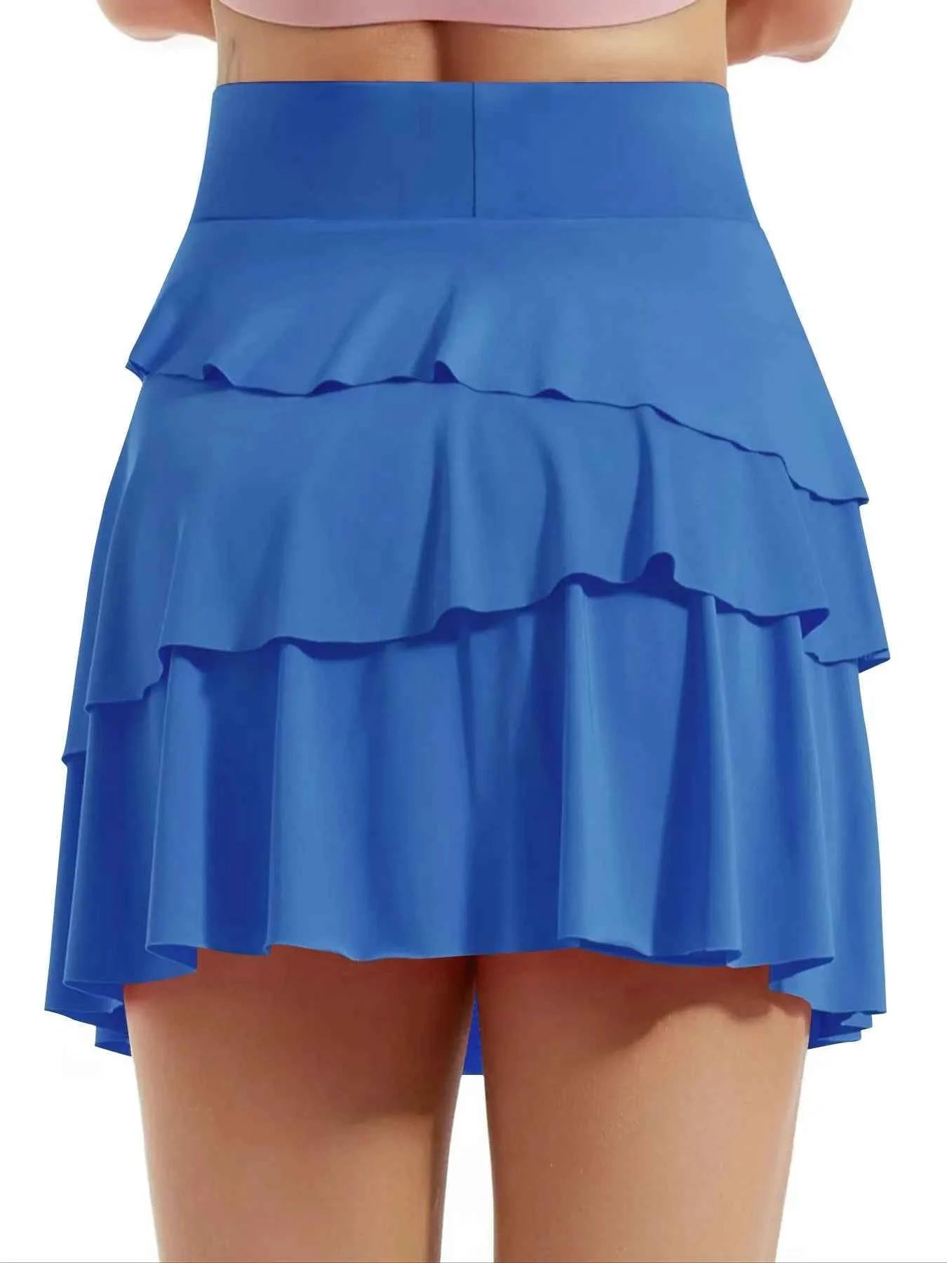 Tiered Ruffle Active Skort.