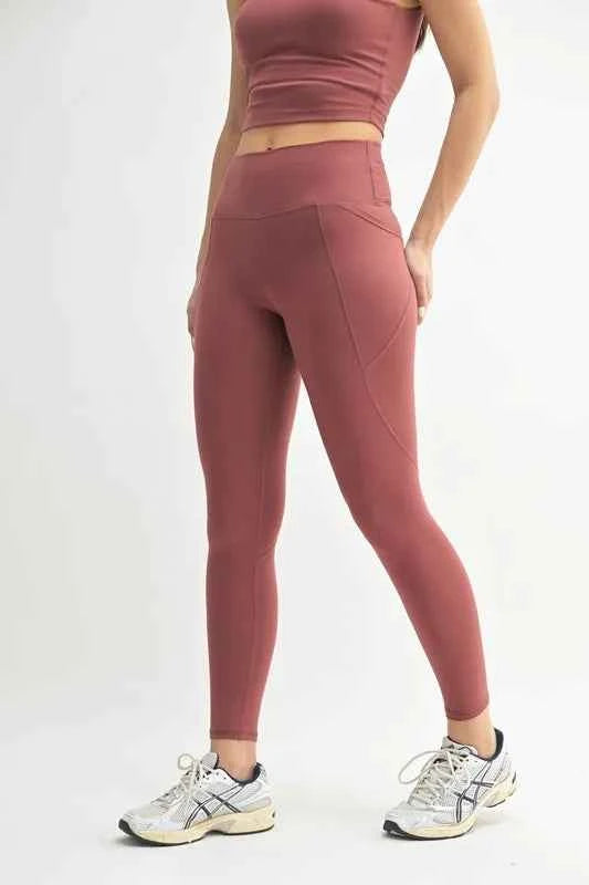 MONO B Venice Cloud Light Sculpt High-Waisted Leggings.