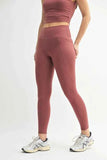 MONO B Venice Cloud Light Sculpt High-Waisted Leggings.