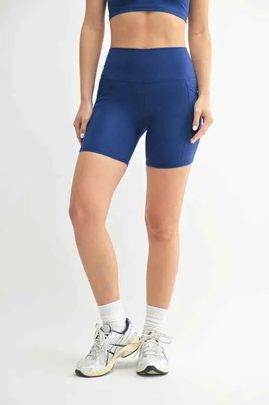MONO B Venice Cloud Light Sculpt Biker Shorts.