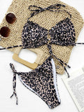 Frill Trill Halter Neck Bikini Set.