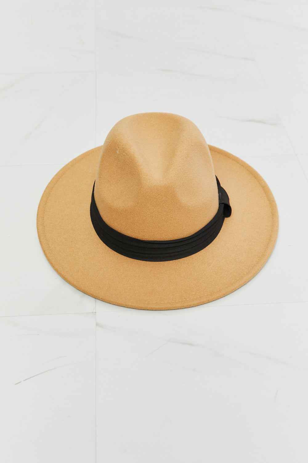 Fame You Got It Dark Tan Fedora Hat.