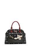 Nicole Lee USA Eco-Leather Cat Dome Bag.