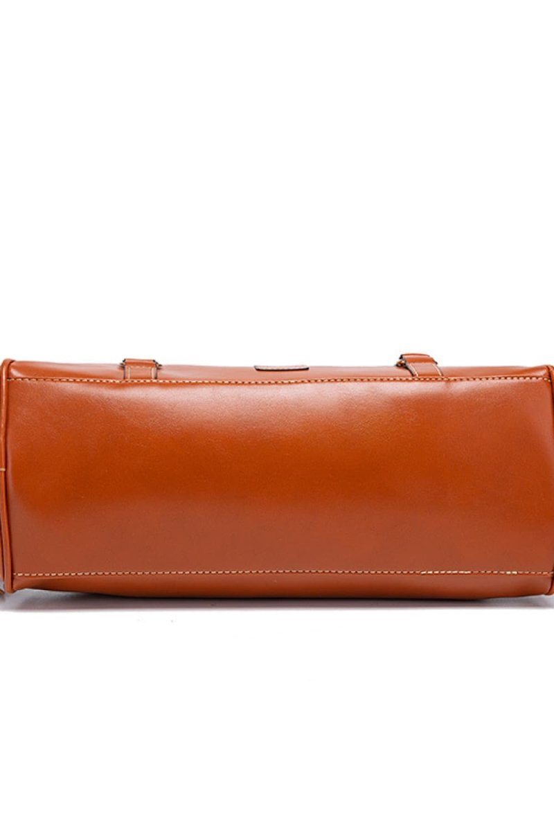 Large PU Leather Handbag with Tassels.