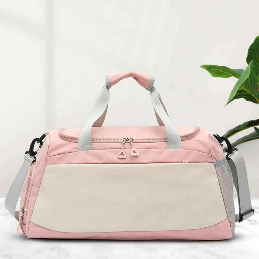 Oxford Cloth Multi-Pocket Adjustable Strap Travel Bag.