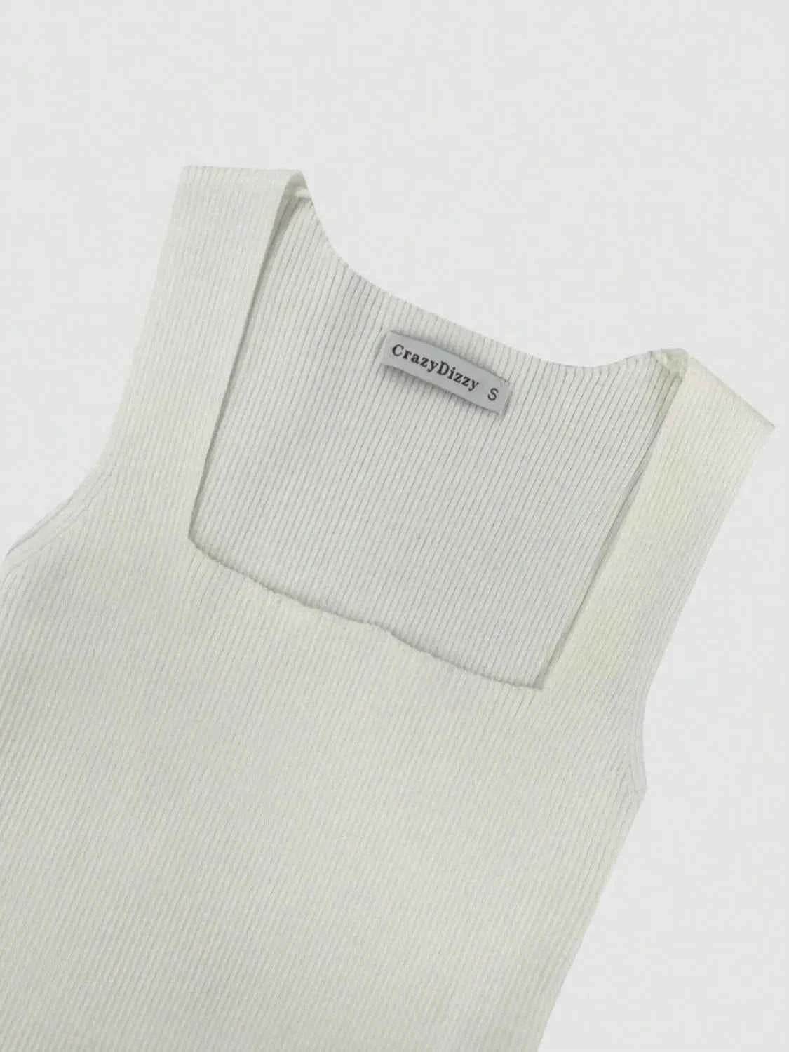 Ribbed Knit Bodycon Midi Dress with Ruffle Hem - EBYNN