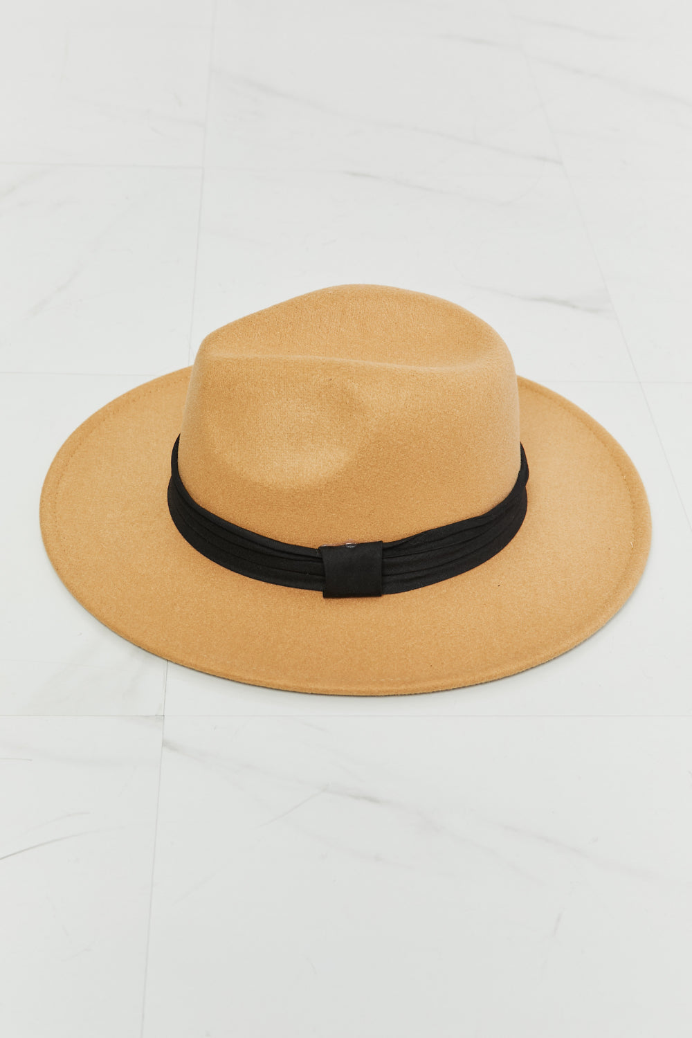 Fame You Got It Dark Tan Fedora Hat.