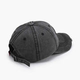 Embroidered Letter Cotton Baseball Cap.
