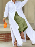 Plus Size Wide Leg Pleated Cropped Pants.