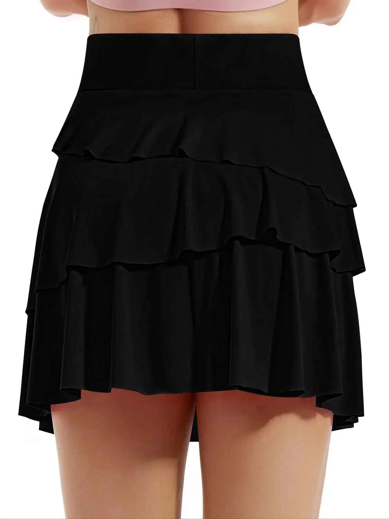 Tiered Ruffle Active Skort.