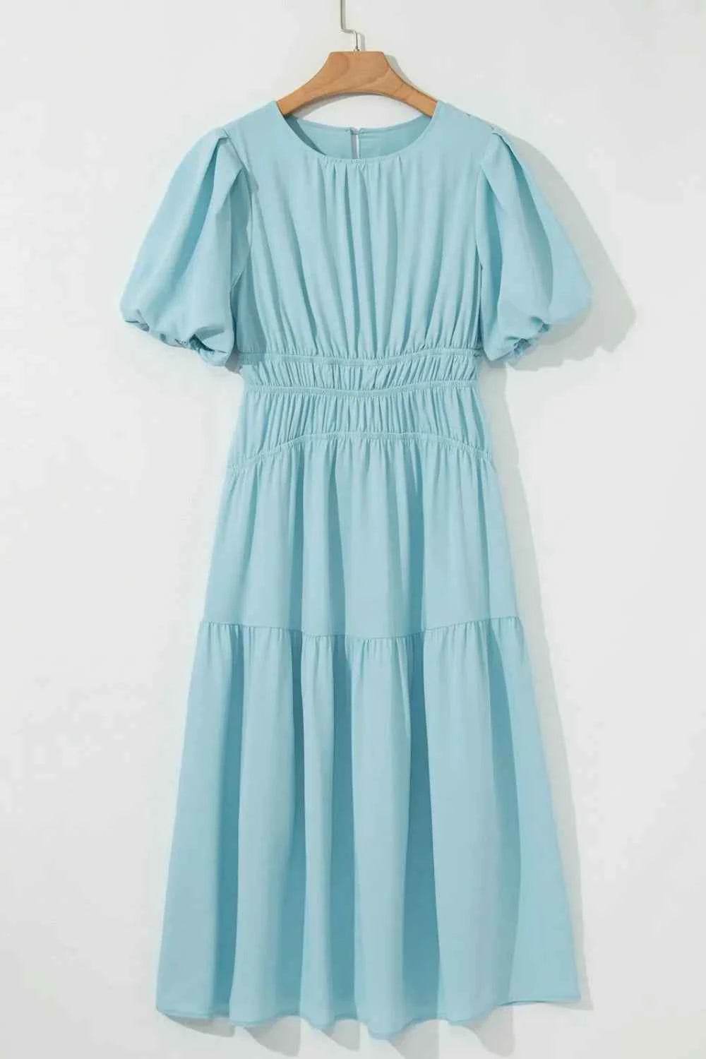 Round Neck Half Sleeve Dress.