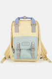 Himawari Contrast Water & Scratch-Resistant Nylon Backpack.