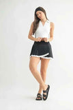 MONO B Court Charm Pleated Skort.