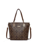 6-Piece Geometric Pattern Bag Set.