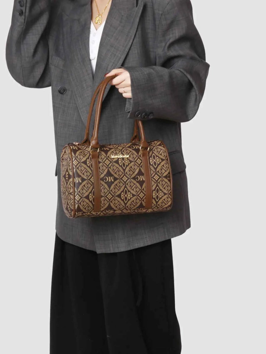 6-Piece Geometric Pattern Bag Set.
