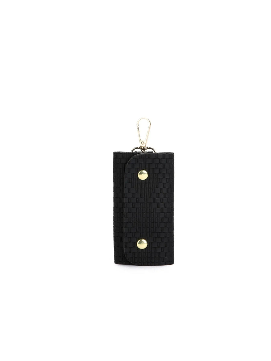 6-Piece Stylish Leather Textured Bag Set.