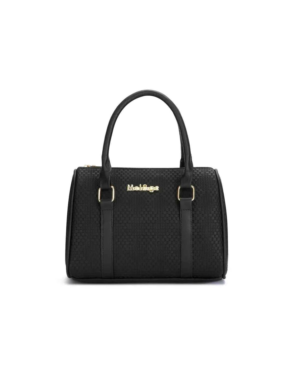 6-Piece Stylish Leather Textured Bag Set.