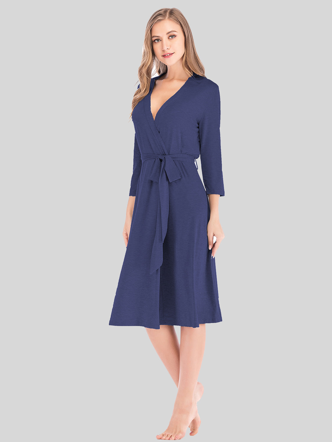 Plunge Tie Front Night Dress.