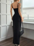 Lace Detail Bodycon Maxi Dress.