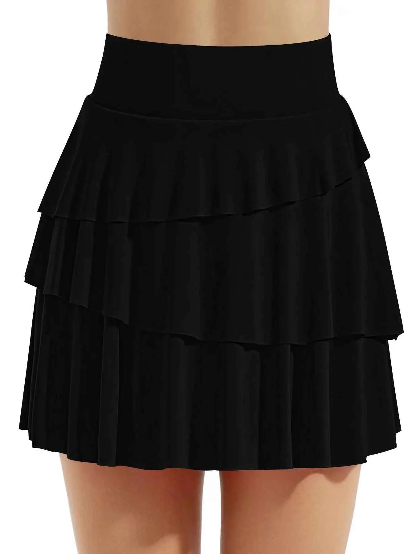 Tiered Ruffle Active Skort.