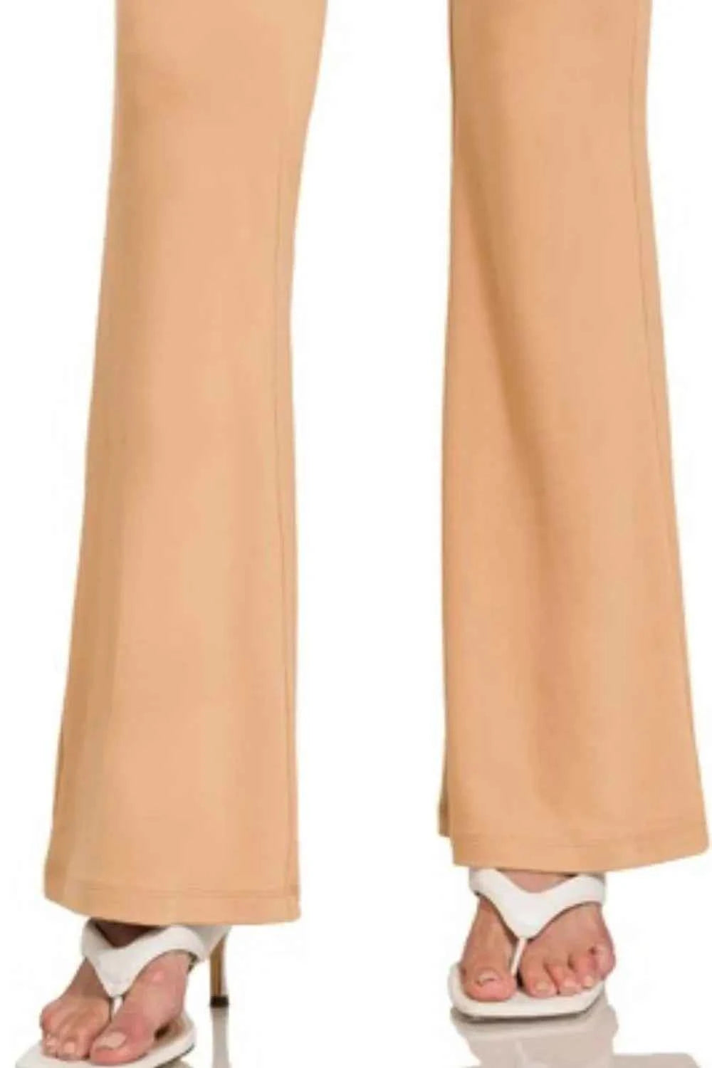 Zenana Buttery Soft High Waist Flare Leg Yoga Pants.