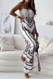 Printed Cami and Wide Leg Pants Set - EBYNN