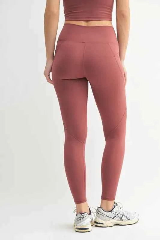 MONO B Venice Cloud Light Sculpt High-Waisted Leggings.