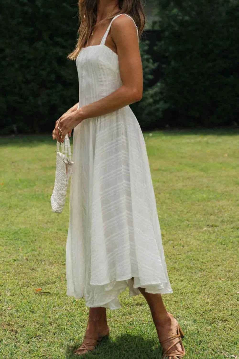 Square Neck Midi Cami Dress.