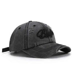 Embroidered Letter Cotton Baseball Cap.