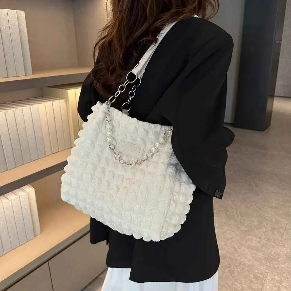 Bubble Textured Medium Tote Bag.