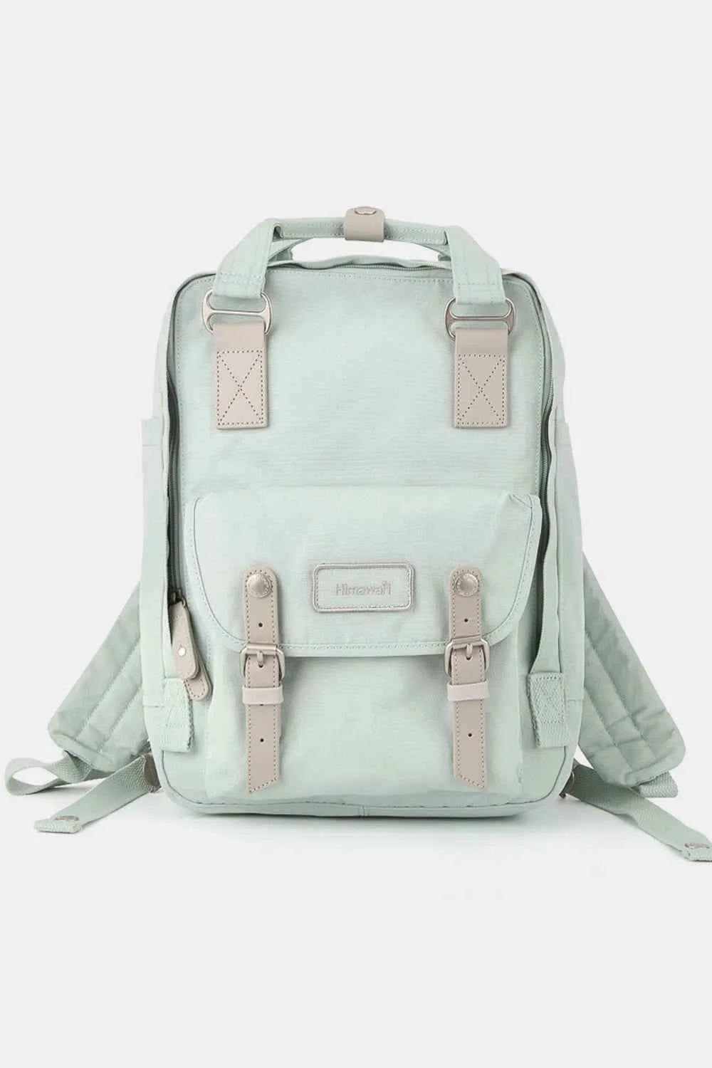 Himawari Contrast Water & Scratch-Resistant Nylon Backpack.