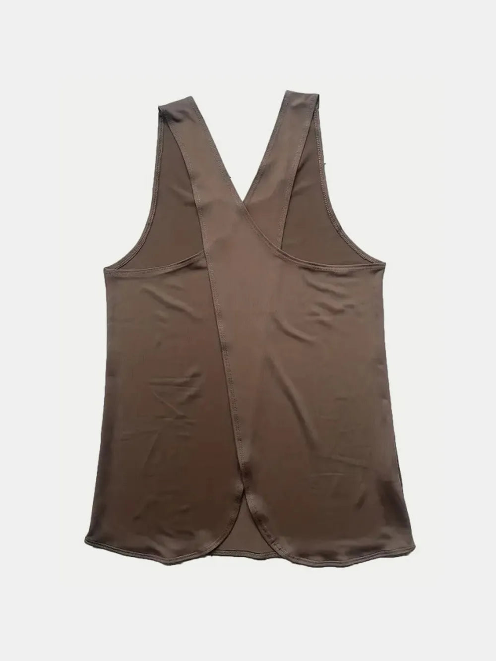 Crisscross Scoop Neck Active Tank Top.