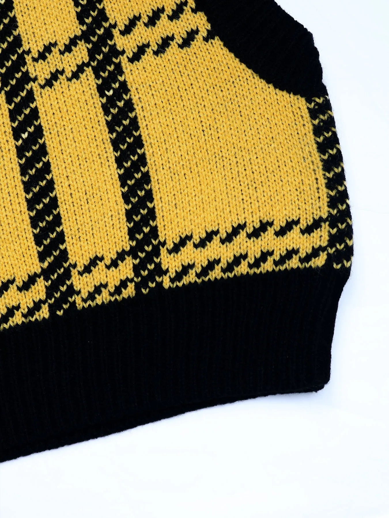 Plaid V-Neck Cropped Sweater Vest.