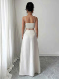 Square Neck Cami and Maxi Skirt Set.