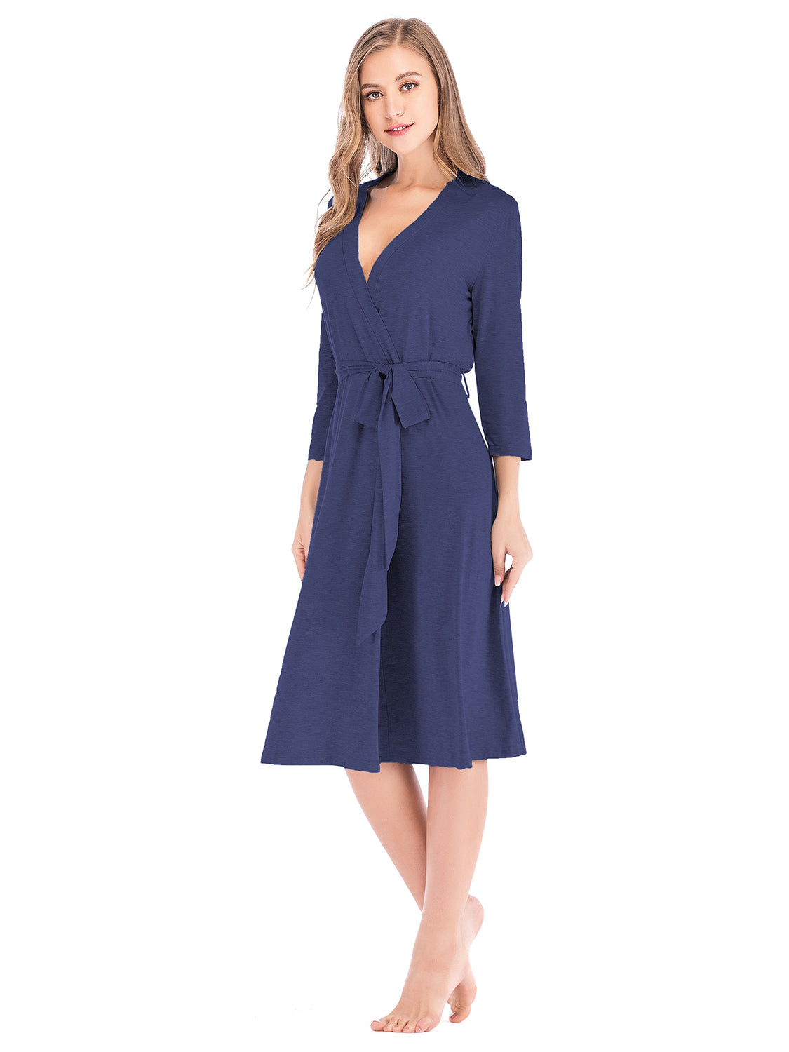 Plunge Tie Front Night Dress.
