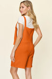 Double Take Full Size Texture Sleeveless Romper.