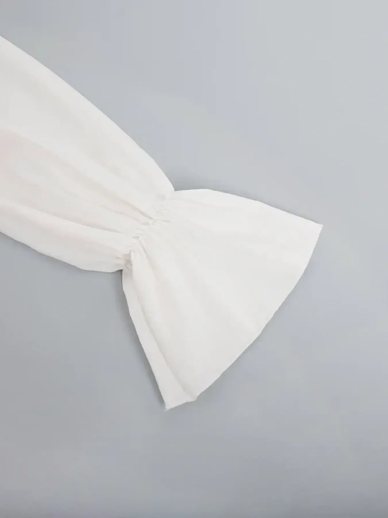 Ruffle Flounce Sleeve Mini Dress.