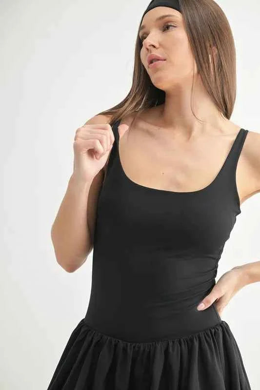 MONO B Bubble Active Mini Dress.
