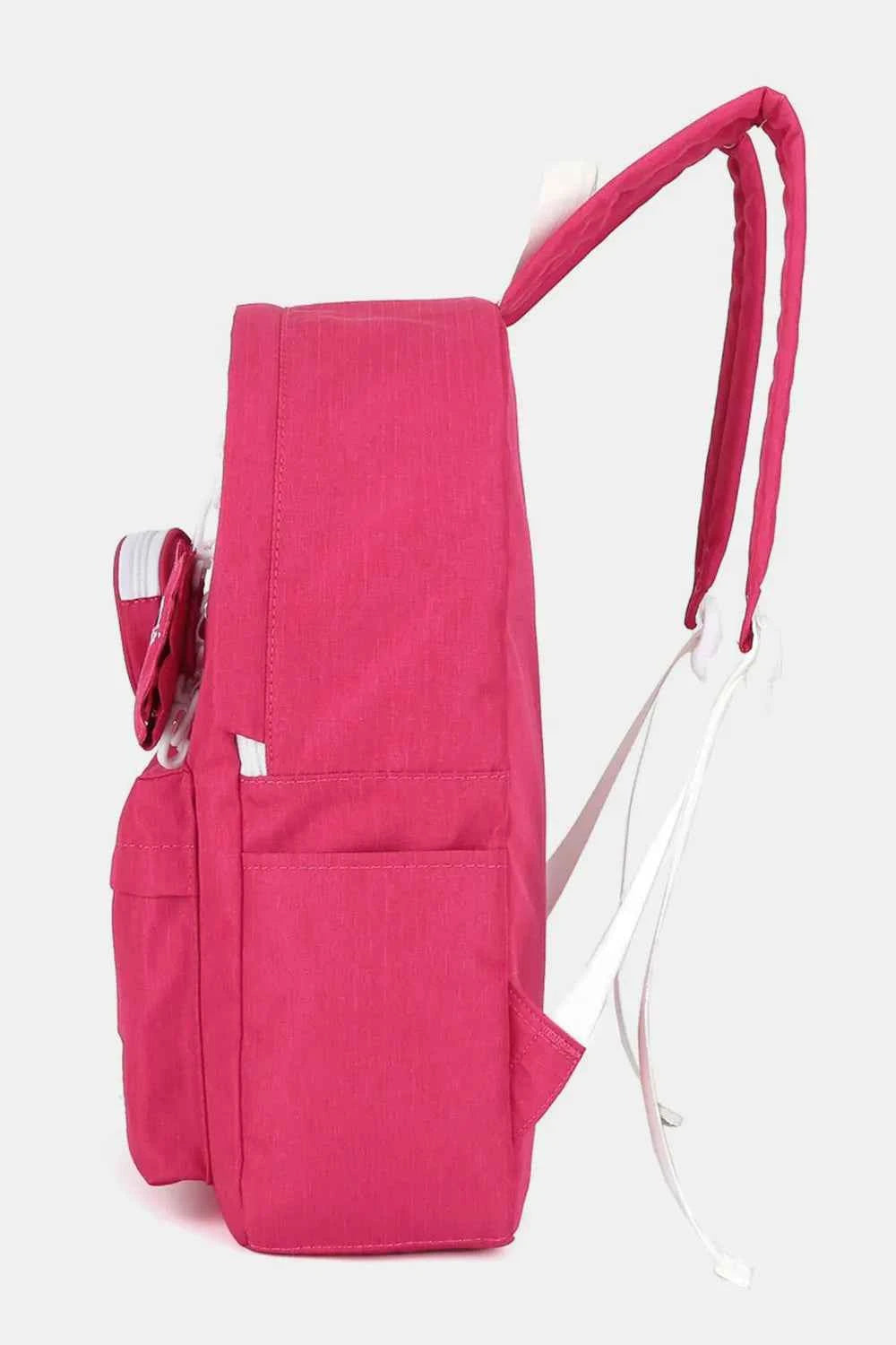 Himawari Waterproof Canvas Backpack with Detachable Coin Purse.