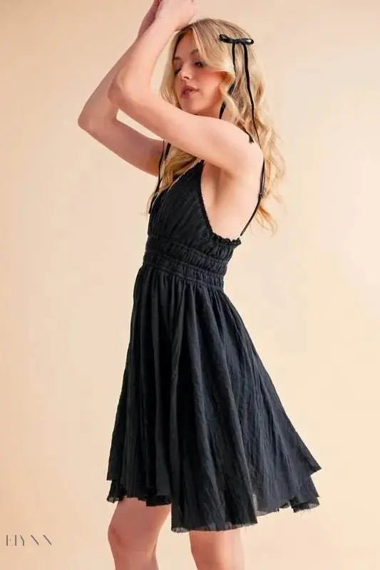 Aemi+Co Lace Detail Mini Cami Dress - Elegant Fashion for Every Occasion - EBYNN