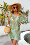 Angel Wings Openwork Contrast Cover-Up - EBYNN