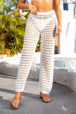 Angel Wings Openwork Mid-Rise Swim Pants - EBYNN
