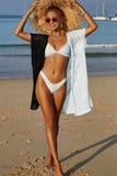 Angel Wings Two-Tone Open Front Cover Up - EBYNN
