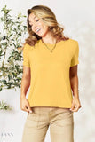 Basic Bae Bamboo Short Sleeve T-Shirt - Full Size Round Neck - EBYNN