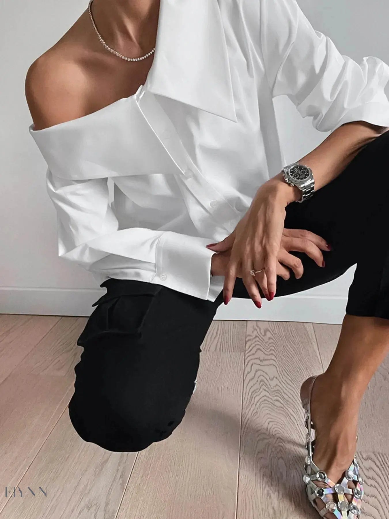 Men's Long Sleeve Button Up Shirt for Casual and Formal Wear - EBYNN