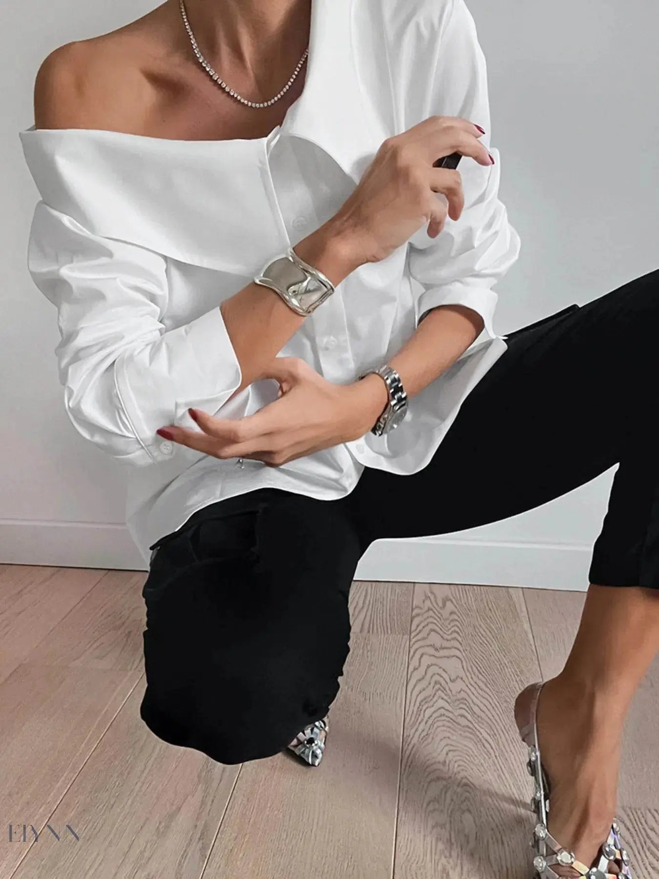 Men's Long Sleeve Button Up Shirt for Casual and Formal Wear - EBYNN