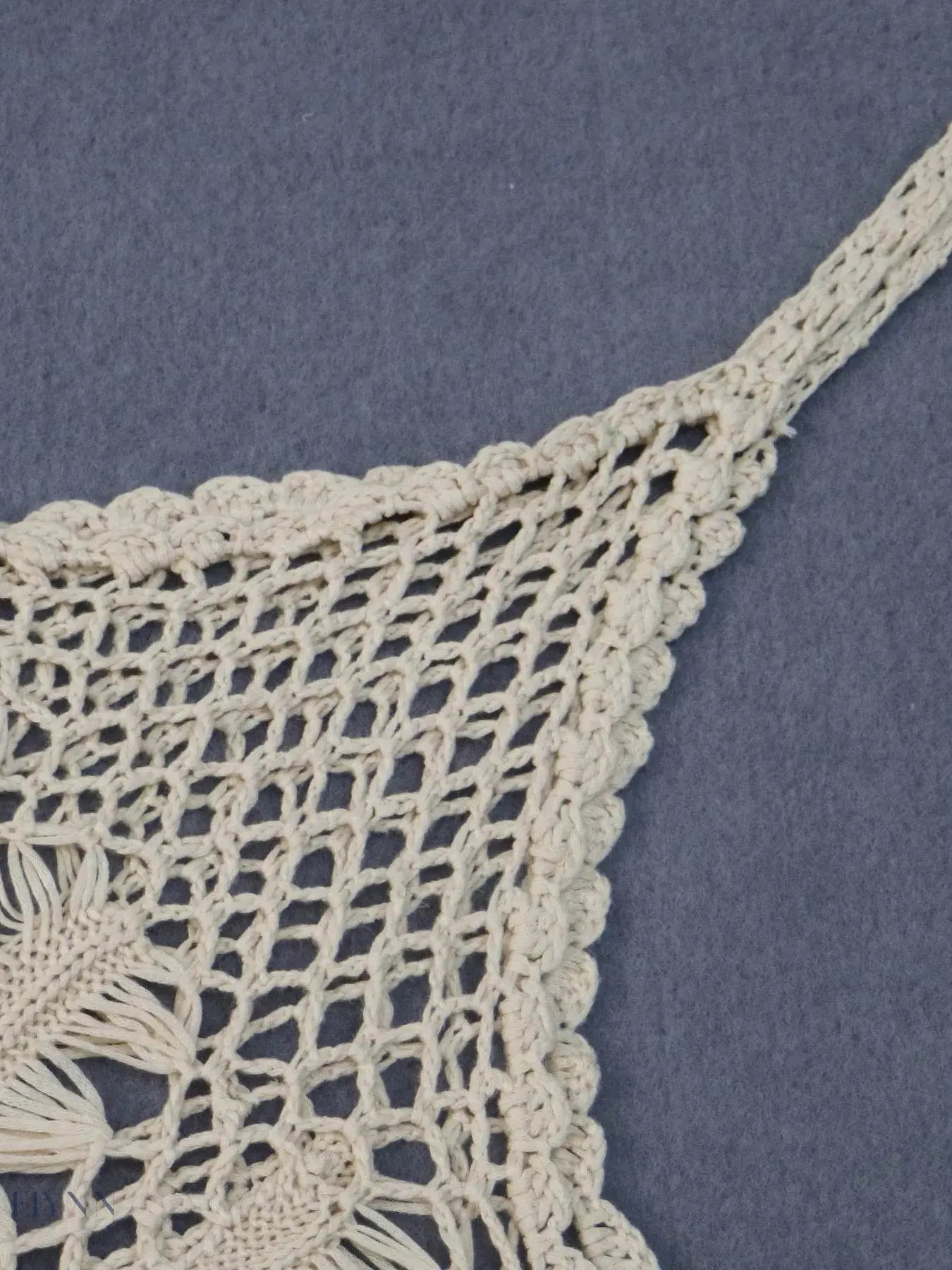 Crochet Fringe Beach Cover Up - EBYNN