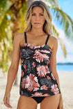 Full Size Adjustable Strap Tankini Set - EBYNN
